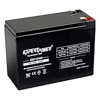ExpertPower 12V 10AH VRLA Rechargeable AGM Sealed Lead Acid Battery for Long Way LW-6FM9AJ