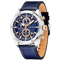 MF MINI FOCUS Leather watches for men, classic, fashionable, casual, luxurious, waterproof, luminous calendar