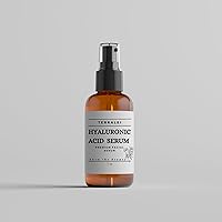 Hyaluronic Acid Serum - Echinacea Extract - Lactobacillus Probiotic - Reduce Wrinkles - Hydrate & Moisturize - Anti Aging - Natural - Glass Bottle - 1oz