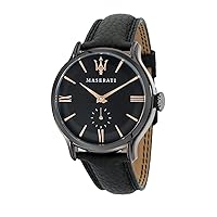 Maserati Men's R8851118004 Epoca Analog Display Analog Quartz Black Watch