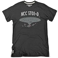 Popfunk Official Star Trek Ship Adult Unisex Classic Ring-Spun T-Shirt Collection