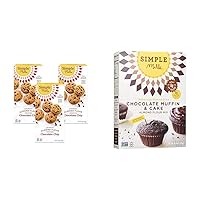 Simple Mills Almond Flour Cookies, Baking Mix and Snacks Bundle (3 Items)