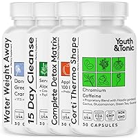 Youth & Tonic CortiThermo Shape Detox Cleanse Kick Off Weight Management - 120 Pills