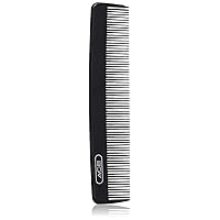 ACE Pocket Fine Tooth Comb - 4.5 Inch, Black - Great for All Hair Types - Fine Comb Teeth for Thin to Medium Hair - Durable for Everyday and Professional Use