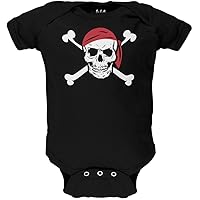 Old Glory Jolly Roger Pirate Costume Baby One Piece - 18-24 months