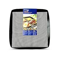 Toaster Baskets Non Stick PTFE Grill Mesh Trays Crisper Bakery Baskets Food Grade Woven Glass Baking Mesh Trays For Speed Oven27X27CM