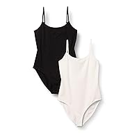 Amazon Essentials Women's Slim-Fit Cami Bodysuit, Pack of 2