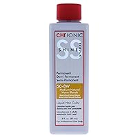Ionic Shine Shades Liquid Hair Color for Unisex, 50-8W Medium Natural Warm Blonde, 3 Ounce