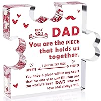 Dad Gifts from Daughter Son Wife Best Dad Ever Gifts Thank You Gifts for Dad Daddy Father Birthday Christmas Gifts for Dad New Dad for Home Decorative Signs & Plaques