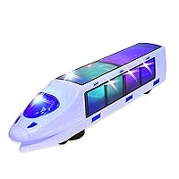 Electric Train Toy with Music, Flashing Lights and 3D Effects - Battery Powered Action for Kids Ages 3+ - Fun, Educational Gift Idea