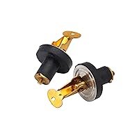 Seachoice Deck and Baitwell Plug, 3/4 in. Brass, 2-Pack