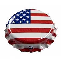 144 count Beer Bottle Crown Caps - Oxygen Absorbing for Homebrew (American Flag)