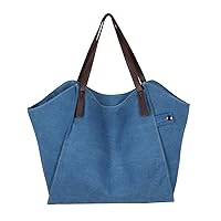 Canvas Tote Bags for Women Large Shoulder Bag Casual Hobo Bags Fashion Tote Top Handle Satchel