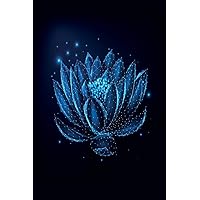 Notes: Lotus Flower / Medium Size Notebook with Lined Interior, Page Number and Daily Entry Ideal for Organization, Taking Notes, Journal, Diary, Daily Planner