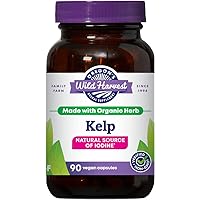 Kelp Organic Supplement | Natural Source of Iodine | Vegan Capsules, 90 Count