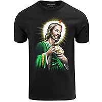 ShirtBANC Mens Graphic Shirt San Judas de Tadeo Tshirt, St Jude Patron