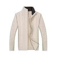 Fall Winter Thick Warm Mens Sweatercoat Knitted Sweater Casual Cardigan Sweaters