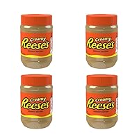 REESE'S Creamy Peanut Butter, 18 oz - Pack of 4