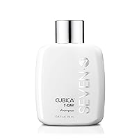 SEVEN haircare - Cubica 7-DAY shampoo with Biotin & Green Tea Extract - Gentle Shampoo for Any Hair Type - Add Shine and Moisture to Hair - Sulfate Free & Paraben Free - 10.8 oz