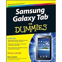 Samsung Galaxy Tab For Dummies Samsung Galaxy Tab For Dummies Paperback
