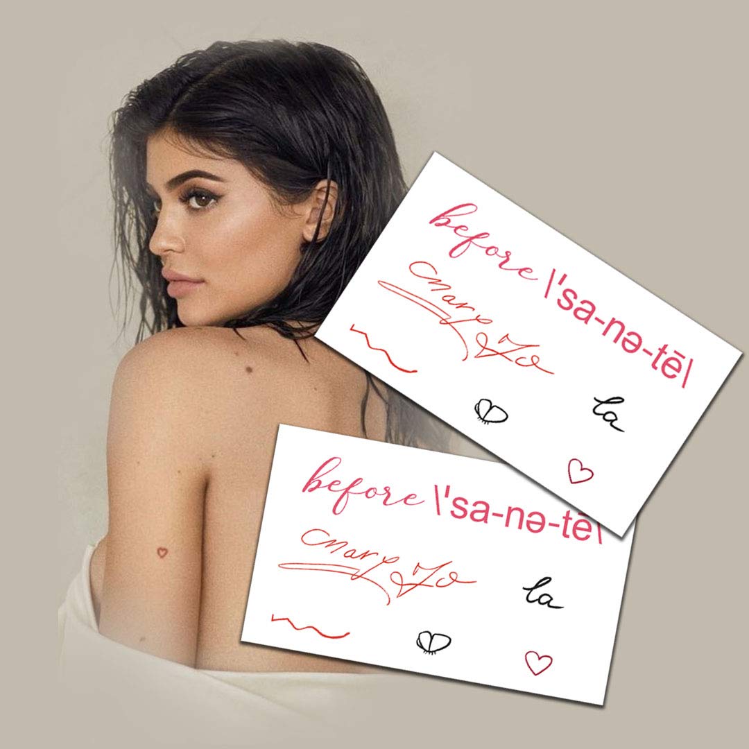 Mua Kylie Jenner Temporary Tattoos | Skin Safe | MADE IN THE USA ...
