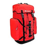 Everest Hiking Pack, Red, One Size
