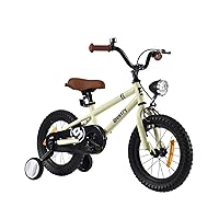 Kids Bike for Toddlers and Kids 3-12 Years Old with Headlight & Training Wheels 12 14 16 18inch Kids Bicycle for Boys Girls