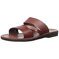 Boaz - Leather Wide Strap Sandal - Mens Sandals