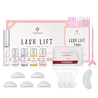 ICONSIGN Lash Lift Kit(2nd Generation), Professional Semi-Permanent Curling Eyelash Perm Kit Suitable for Salon & Home Use