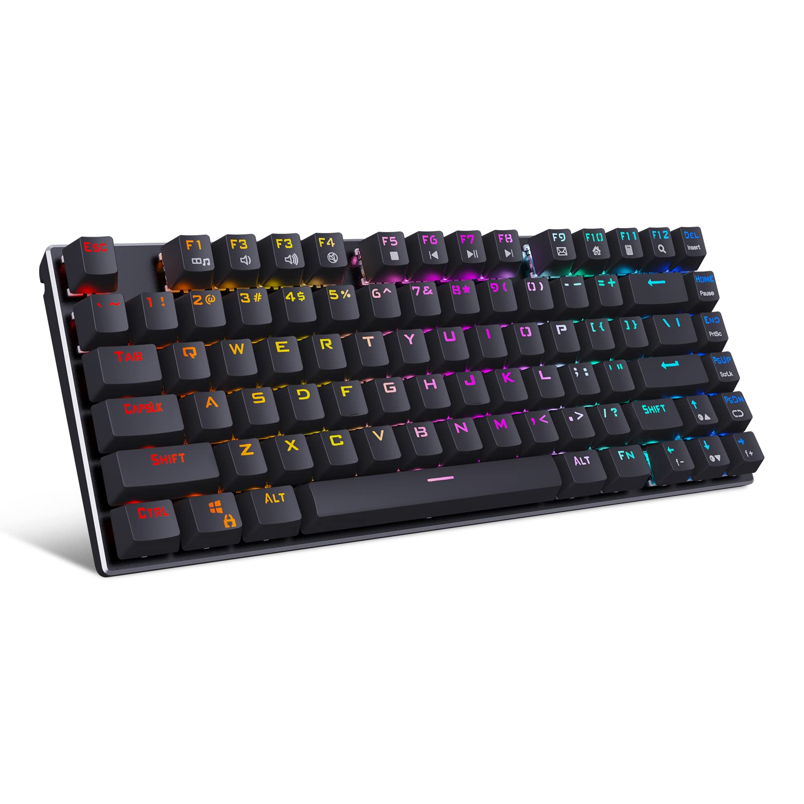 E-Element Z-88 RGB Mechanical Gaming Keyboard ... LED Backlit DIY Blue Switch 