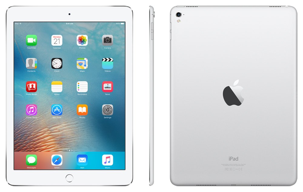 Apple iPad Pro (32GB, Wi-Fi, Silver) 12.9in Tablet (Renewed)