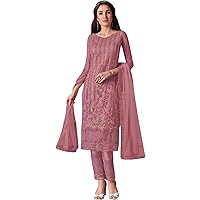 Indian Pakistani Ready to Wear Embroidery Designer Shalwar Kameez Pant Suits For Women