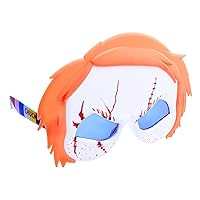 Sun-Staches Chucky Sunglasses | Childs Play Costume Accessory | UV 400 | One Size Fits Most