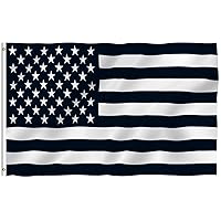 3'x5' Feet Black and White American Protest Flag Polyester