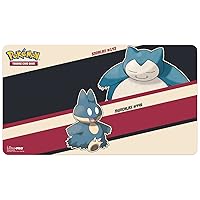 Ultra Pro Snorlax & Munchlax Playmat for Pokemon - Great for Card Games and Battles Against Friends and Enemies, Perfect for at Home or Office Use As a Mousepad for PC