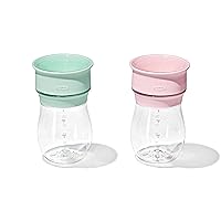 OXO Tot Transitions 360 Cup 9 Oz. - Opal and Blossom - 2 Pack