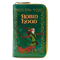 Loungefly Disney Robin Hood Book Zip Around Wallet