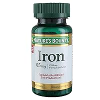 Iron 65 Mg.(325 mg Ferrous Sulfate), 100 Count (Pack of 2)