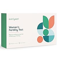 Everlywell Women's Fertility Test - at Home - CLIA-Certified Adult Test - Discreet Blood Analysis Results Within Days - Measures Hormonal Balance