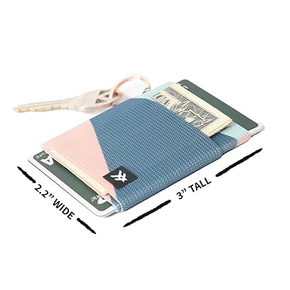 Slim Minimalist Elastic Wallet for Men & Women | Small Credit Card Holder for Front Pocket