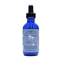 Liquid Chromium Concentrate - Ionic Chromium Supplement Drops, Supports Stable Energy Levels, All-Natural, No Sugar Added, No Preservatives or Additives - 2 oz