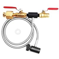 Soda Machine Co2 Exchange Carbonator Refill Hose Fill from 20lb Co2 Tank