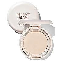 Glam Glow Pact - Illuminating Pressed Powder for Oily & Combo Skin - Matte Finish with Radiant Finish - Sebum Control Pore Refining Pact with Natural Luminous Glow, 0.3oz.