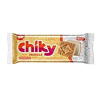Pozuelo Chiky Vanilla Cookies | Crispy Vanilla Cookies Filled with Vanilla Fudge | Delicious Creamy Flavors from Costa Rica | On-The-Go Treat | 16.9 Oz (Pack of 16)