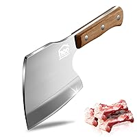  MAD SHARK Meat Cleaver, Professional 7.5 Inch Bone