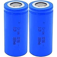 aa Lithium batteriesNew 32700 Rechargeable Lithium Ion Battery 3.2V 8000mAh Discharge Battery 25 A High Capacity Battery for Backup Power Solar Light-2 Pieces