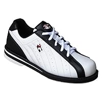 3G3G Kicks Unisex Bowling Shoes- Black/White 11.5 US