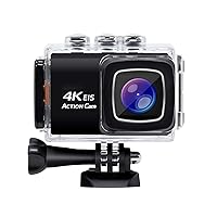 HD 4K Action camera Sports Camera with Built-in WiFi EIS Function Waterproof Remote Controller Mic Video Record Cam Accessories F11.11C (Color : Set 6)