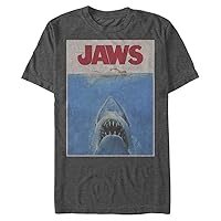 Men's Retro Jaws Poster T-Shirt