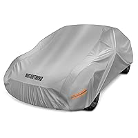 Motor Trend SafeKeeper All Weather Car Cover - Advanced Protection Formula - Waterproof 6-Layer for Outdoor Use, for Sedans Up to 190